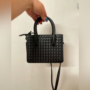 Vintage Mini Woven Crossbody Purse main image 0